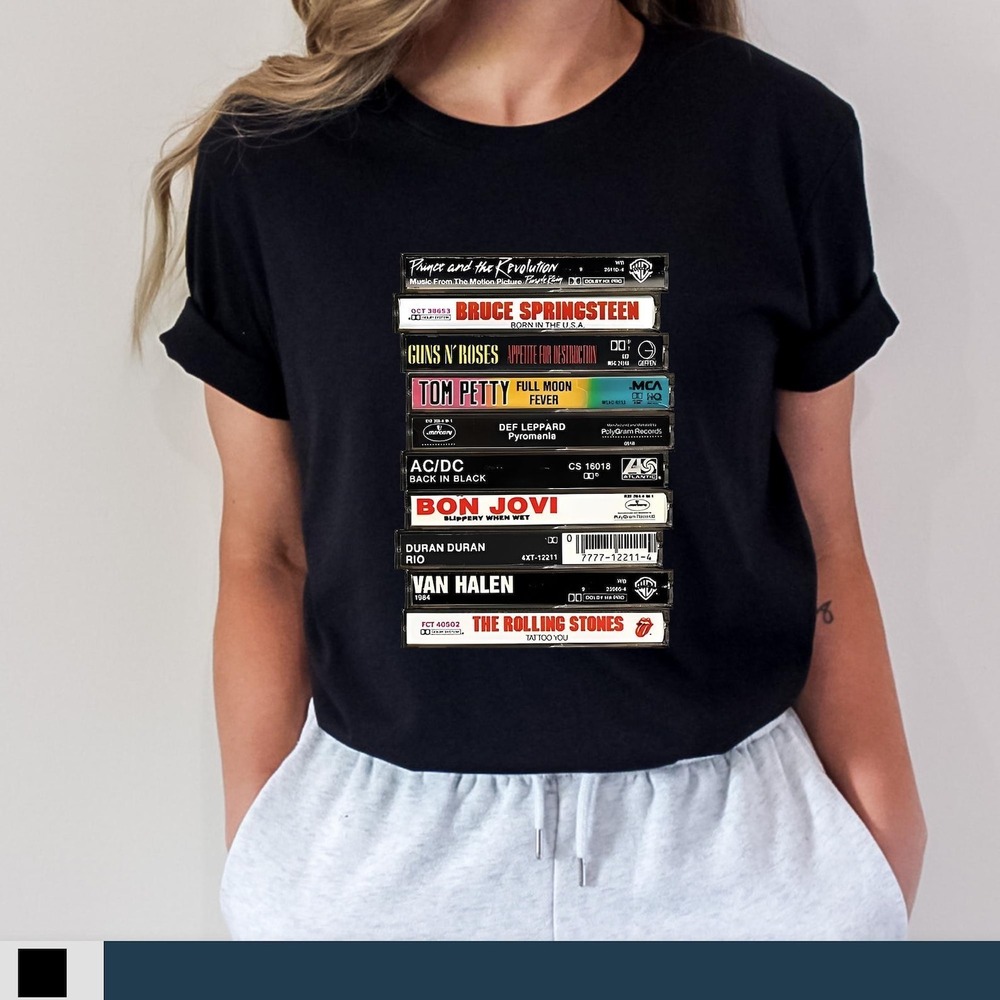 Rock Cassettes Tape Shirt